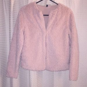 LIGHTWEIGHT FUZZY DRESS UP JACKET